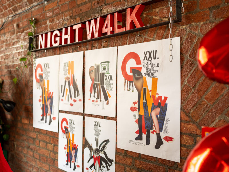 25 Jahre Nightwalk-Plakate