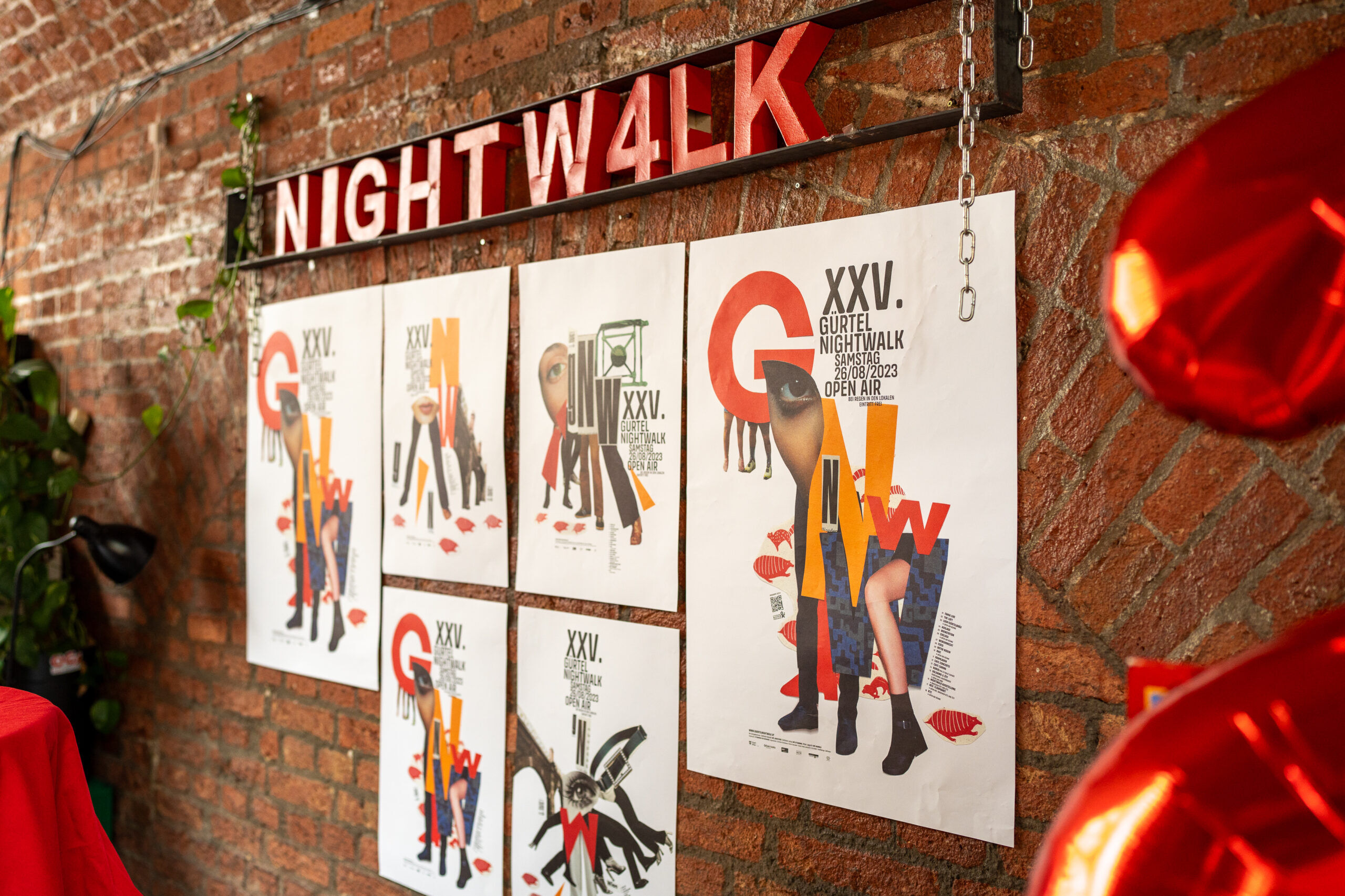 25 Jahre Nightwalk-Plakate